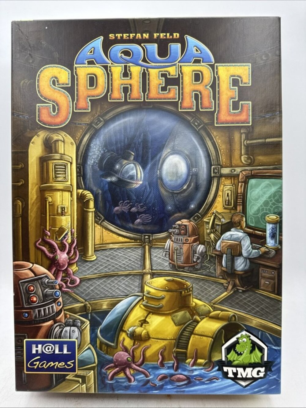 Aqua Sphere Board Game H@LL Games TMG  Stefan Feld Board Game